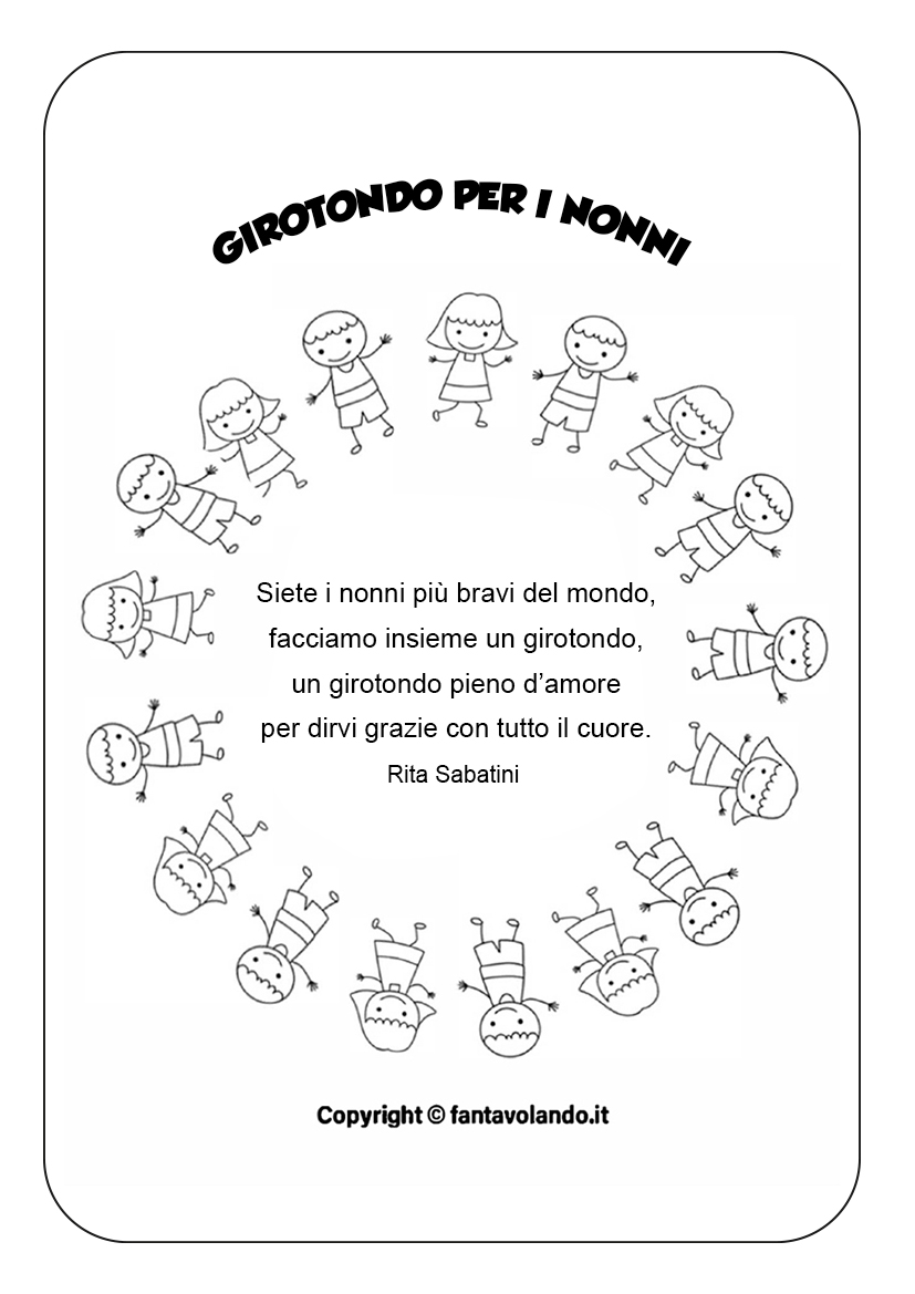 Tutte le poesie di Fantavolando per la festa dei nonni - Fantavolando