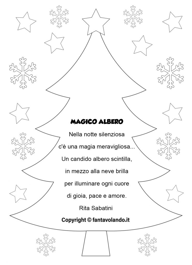 Sull Albero Poesie Di Natale Quarta Elementare Filastrocca Poesia