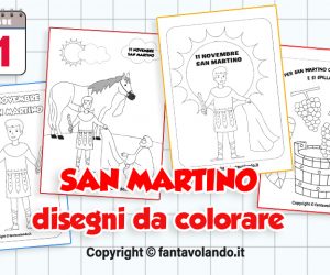 Festa di San Martino (11 novembre): disegni da colorare