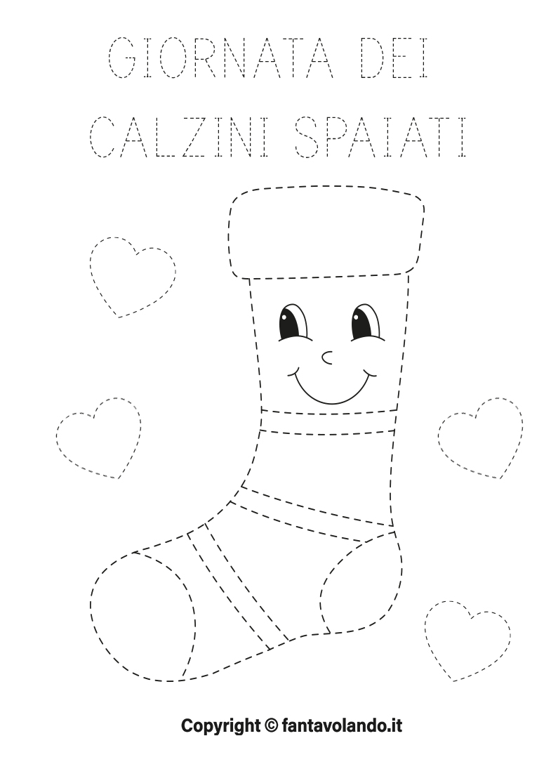 Giornata dei calzini spaiati schede di pregrafismo Fantavolando Giornata dei calzini spaiati schede di pregrafismo Fantavolando