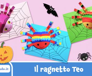 Lavoretti per Halloween: il ragno Teo