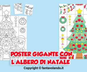L’albero di Natale: poster gigante