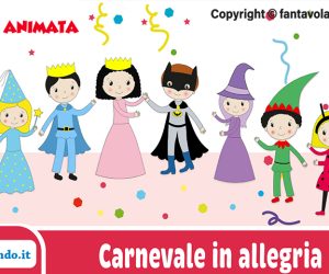 Carnevale in allegria: poesia animata e disegno