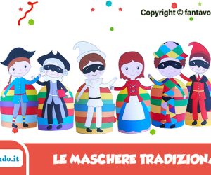 Lavoretti per Carnevale: le maschere tradizionali