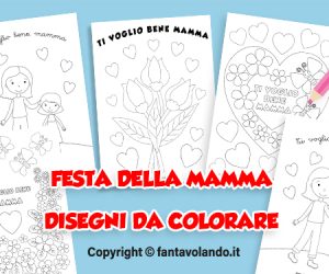 Festa della mamma: disegni da colorare