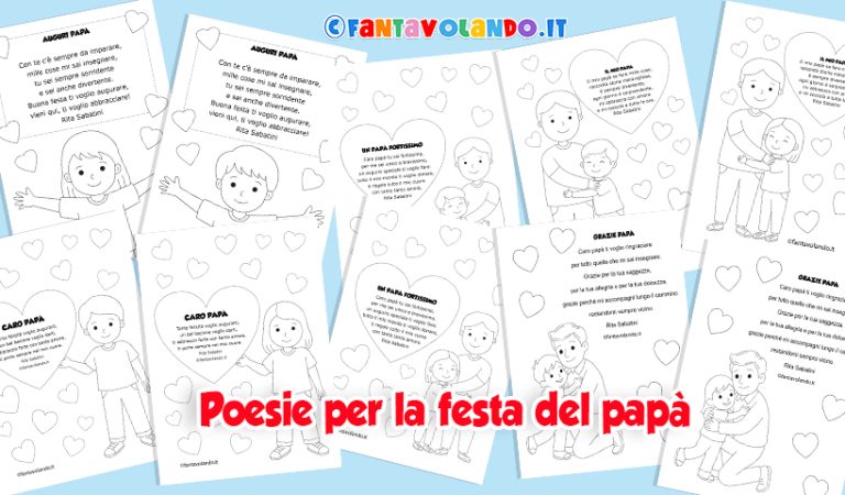 Tutte le poesie di Fantavolando per la festa del papà - Fantavolando