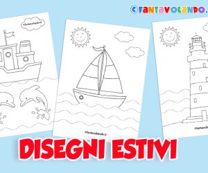 Disegni per l’estate: coloriamo il mare