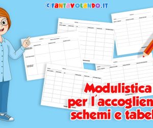 Modulistica per l’accoglienza: schemi e tabelle