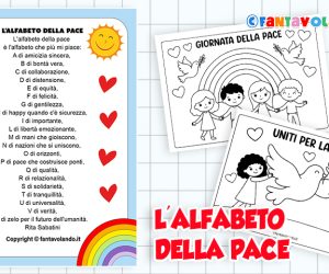 Giornata internazionale della pace (21 settembre): l’alfabeto della pace