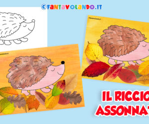 Attività creative per l’autunno: un riccio assonnato
