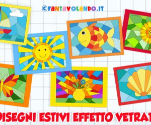 Disegni per l’estate effetto vetrata