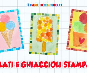 Attività per l’estate: gelati e ghiaccioli stampati