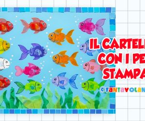 Attività per l’estate: pesci stampati