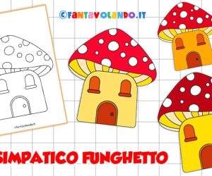 Lavoretti per l’autunno: un simpatico funghetto