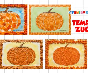 Attività per l’autunno: quadretto con la zucca